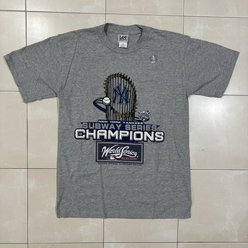 Vintage NEW YORK YANKEES T Shirt 2000 SUBWAY SERIES Size M NEW